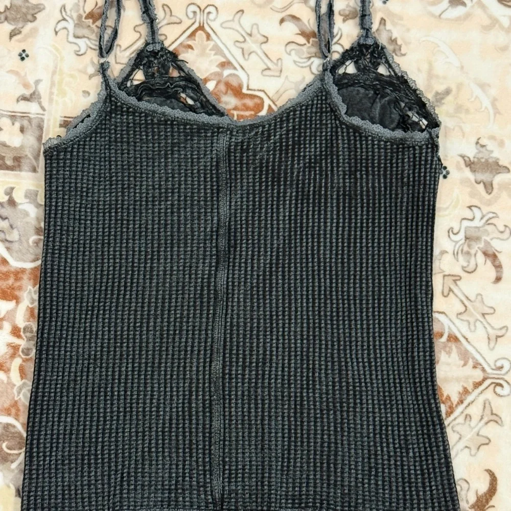 Free People One Knit Cami in Tarmac - Picture 5 of 11